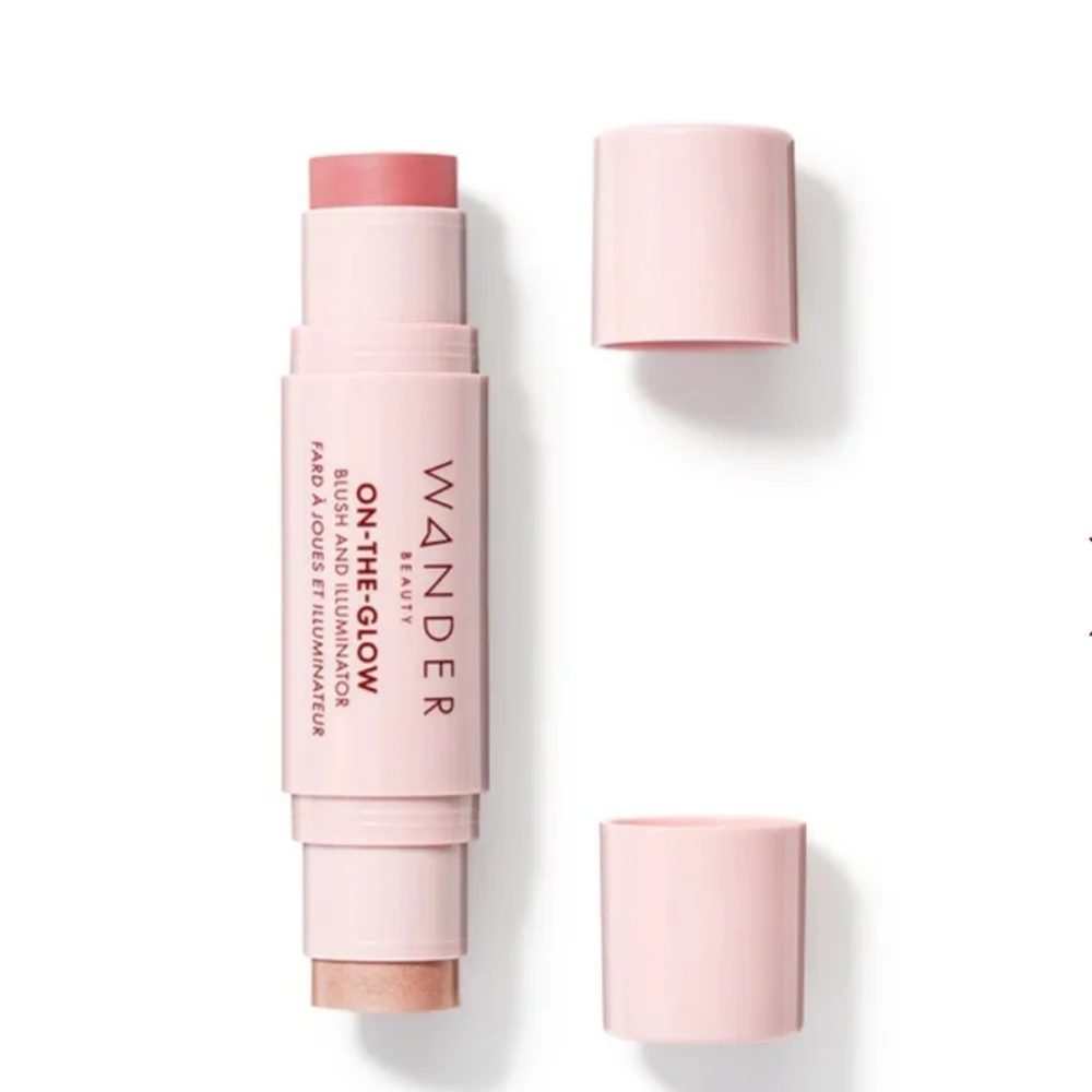 Wander Beauty On The Glow‎ Blush And Illuminator NIB Coral Rose